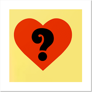 Question love Posters and Art